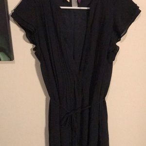 Navy blue mini dress